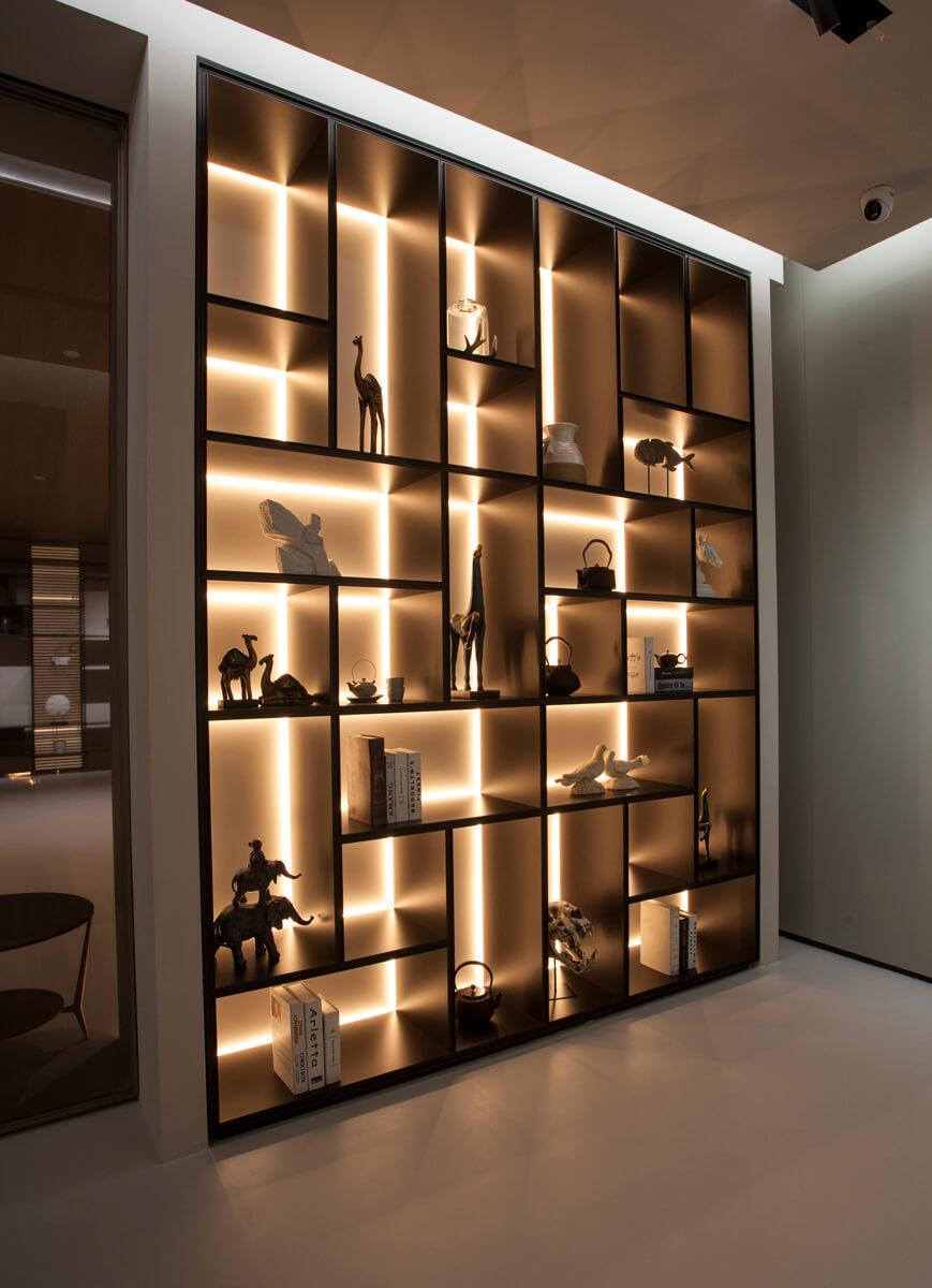 Italian Bookshelves Bianco Sottile K2-1