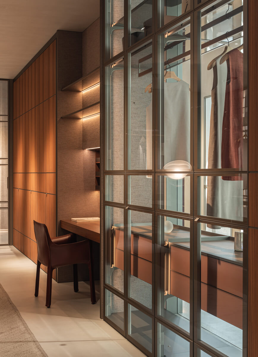 Italian Walk-In Closet Cabine Armadio Notte Chiusa G1