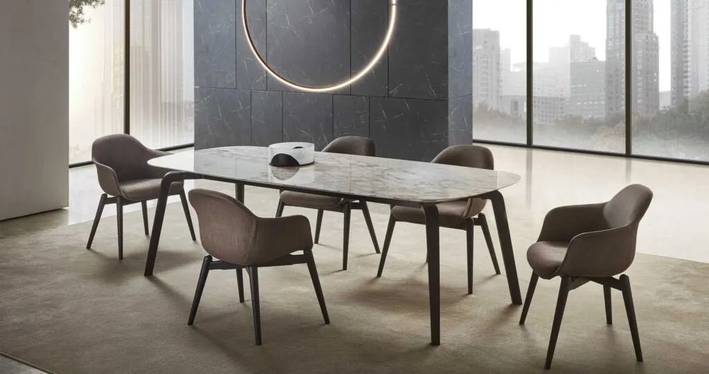 Lomacasa Marelli Chia Wooden Base Sedia Hero