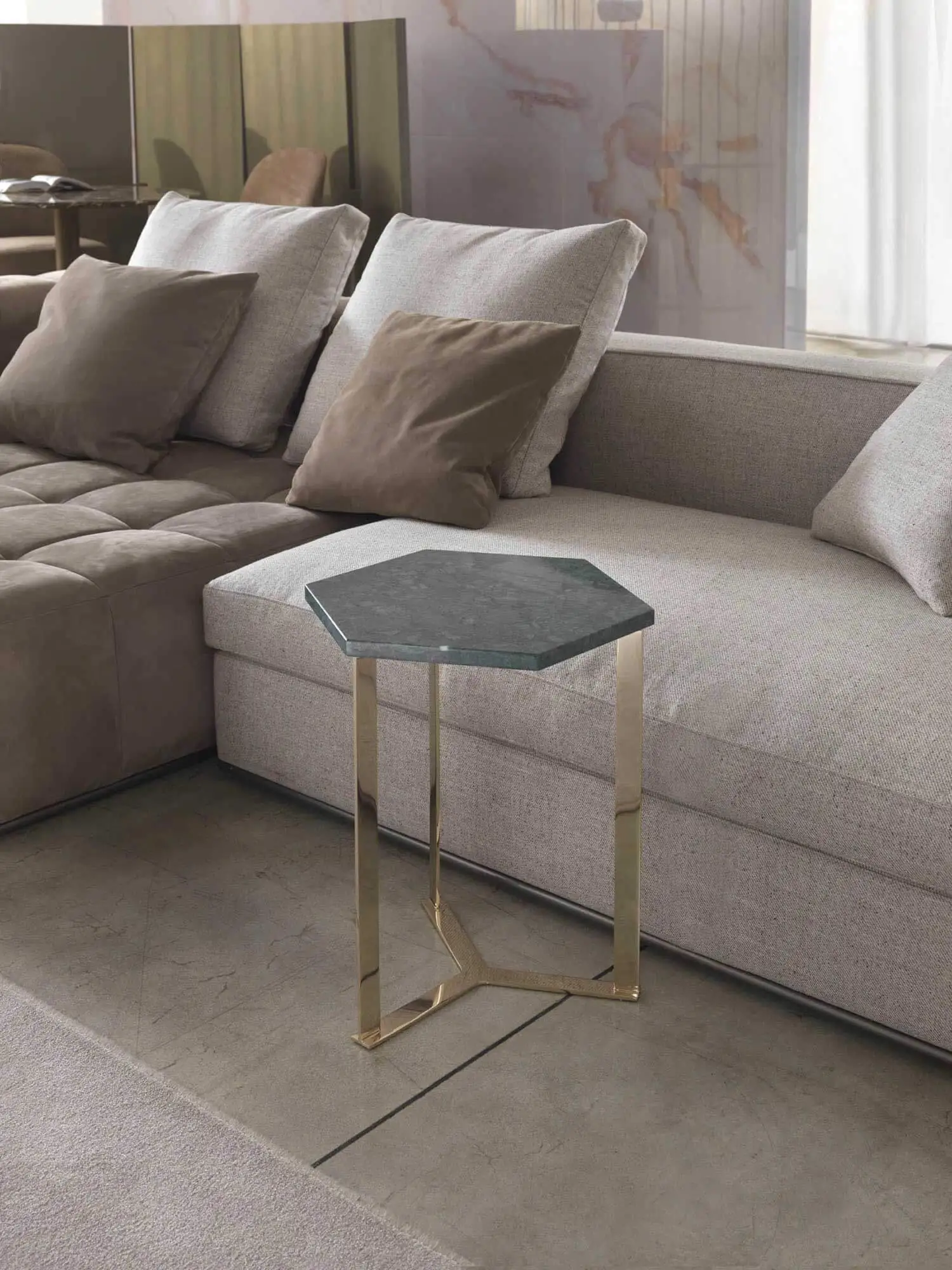 Lomacasa Marelli Clip Hexagonal Coffee Table Galleria 1-4