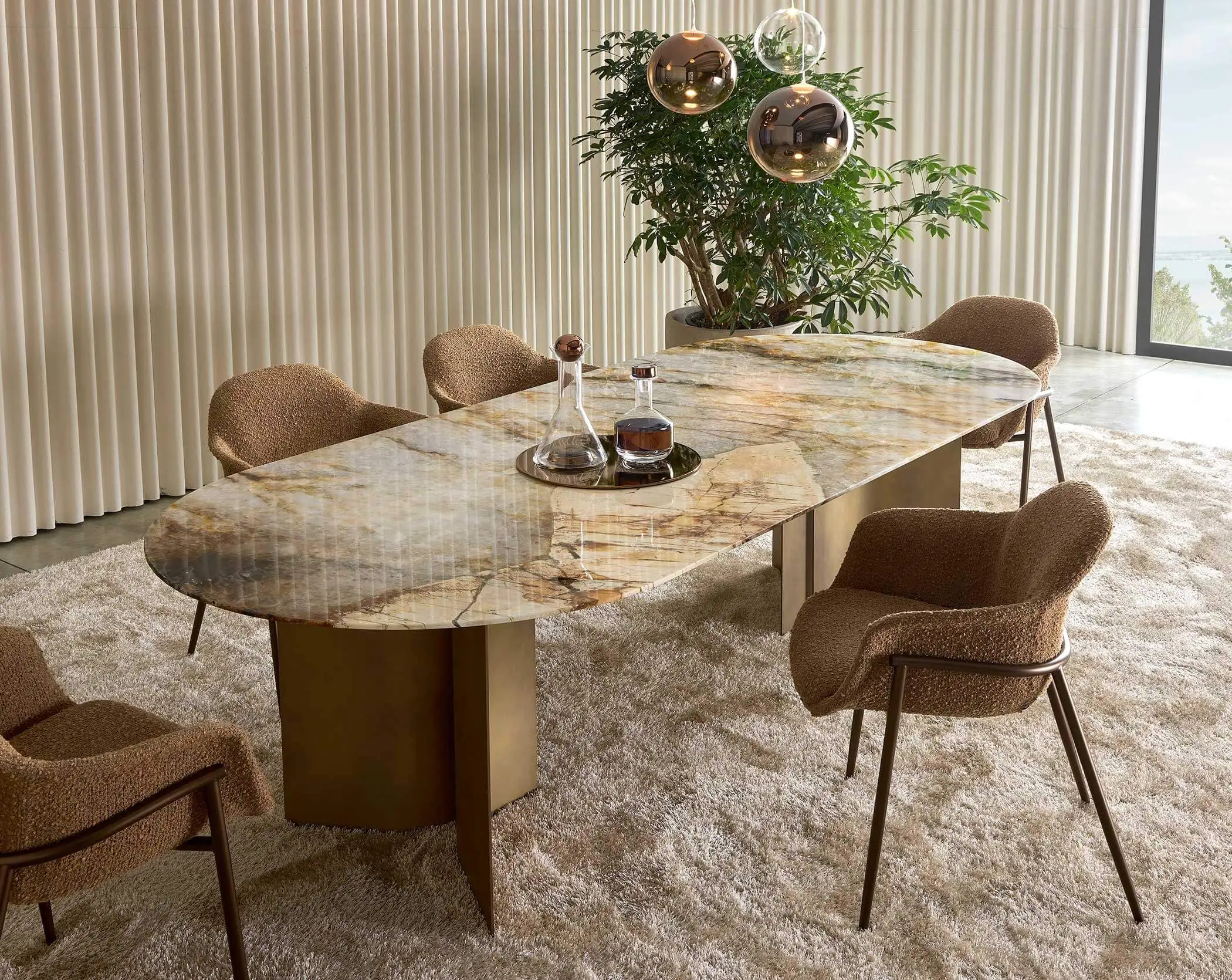 Lomacasa Marelli Wave Dining Table Galleria 1-7